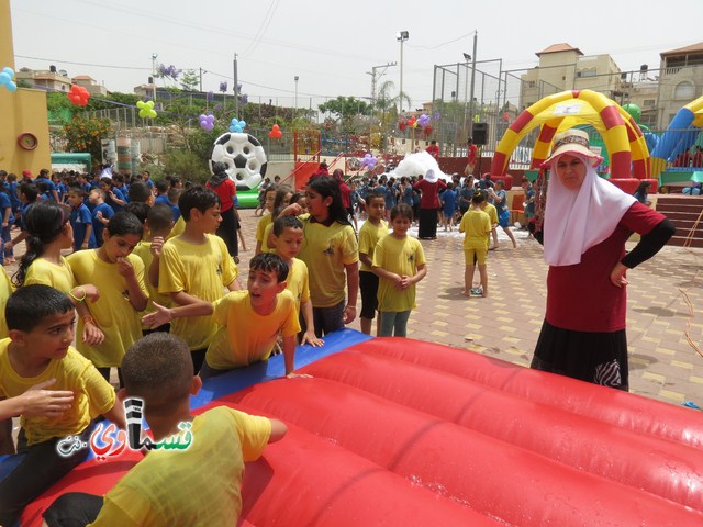 كفرقاسم - فيديو : مدرسة  زين  وفعالية يوم بلا حقيبة 